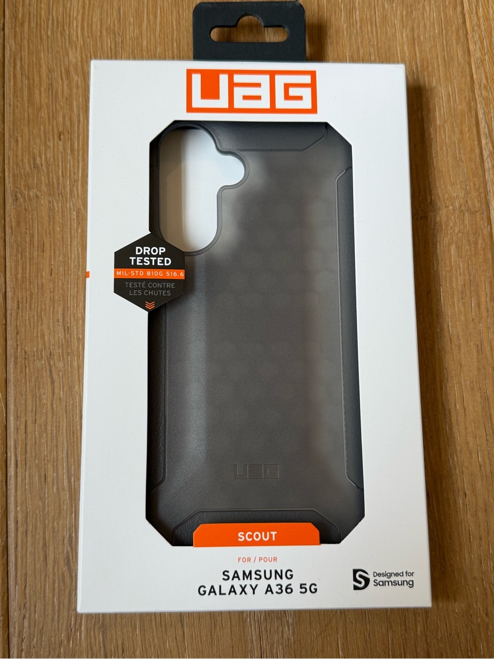 New UAG Urban Armor Gear Scout Samsung Galaxy A36 5G Light gray grey Case